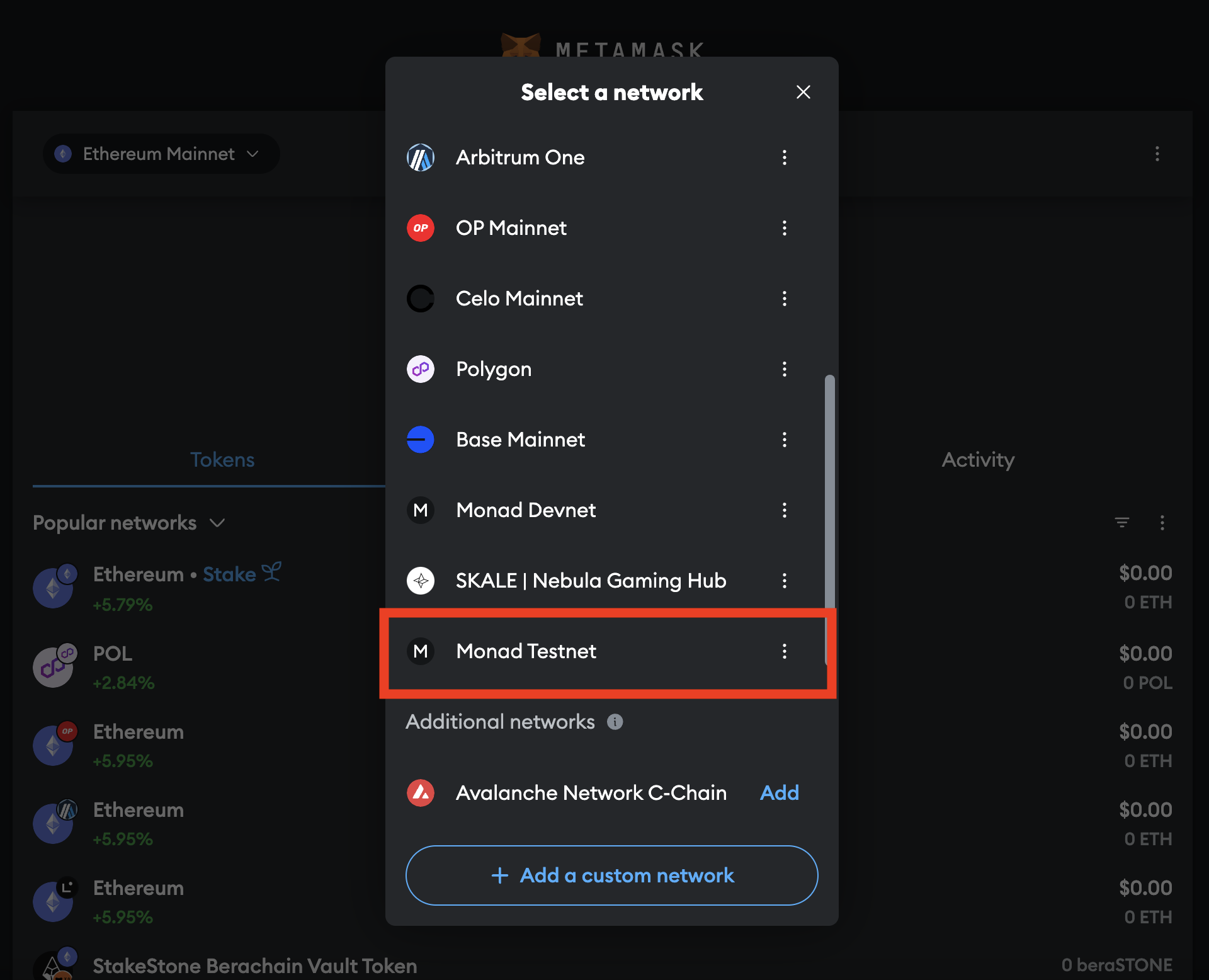 monad testnet