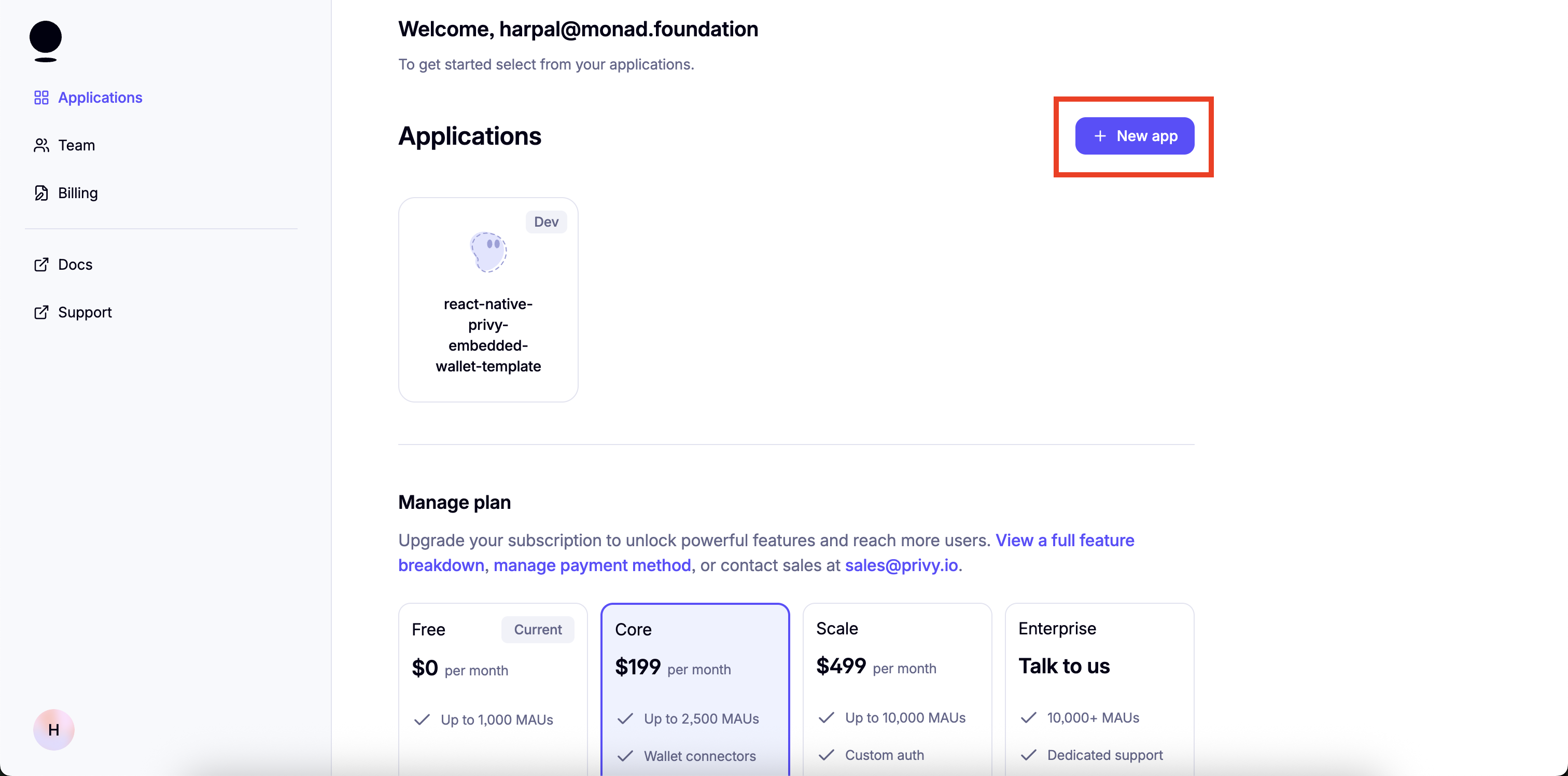 create app